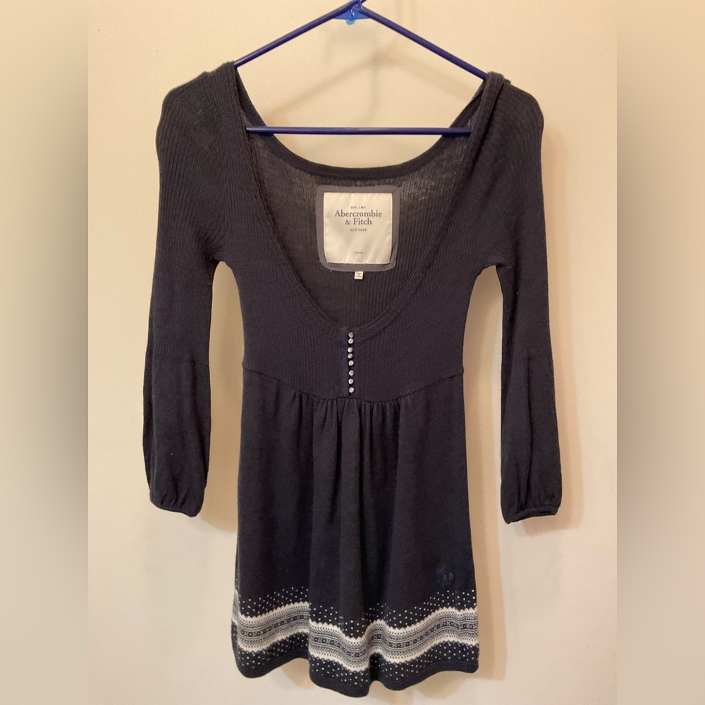 Navy Blue Abercrombie & Fitch